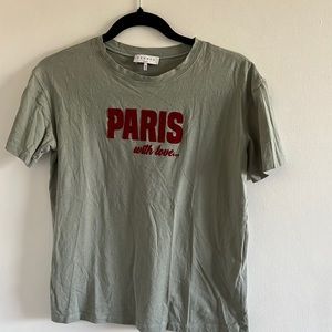 Sandro Paris T-shirt in Size 1 Green